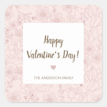 Rosa Stilvolle Blumenstrauß zum Valentinstag