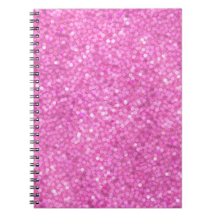 Rosa Strass-Bling Notizblock