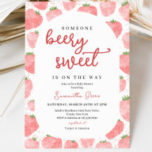 Rosa Strawberry Babydusche
