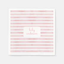 Rosa Streifen Babydusche