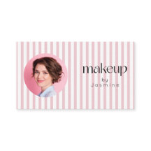 Rosa Streifen Foto MUA QR-Code Soziale Icons