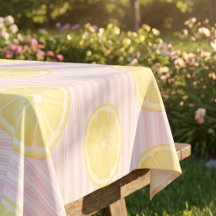 Rosa Streifen Gelbe Zitrone 