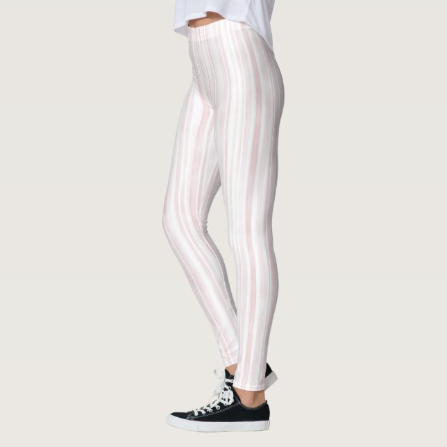Rosa Streifen Leggings (Links)