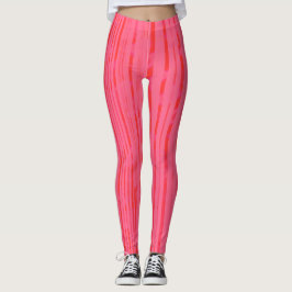 Rosa Streifen Leggings