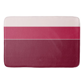 Rosa Streifen modern Badematte