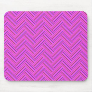 Rosa Streifen Mousepad