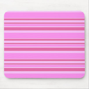 Rosa Streifen Mousepad
