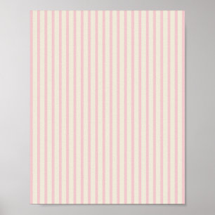 Rosa Streifen Poster