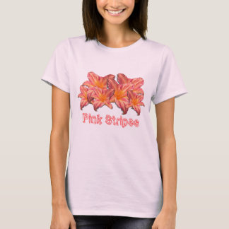 Rosa Streifen T-Shirt