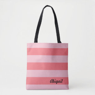 Rosa Streifen Tasche