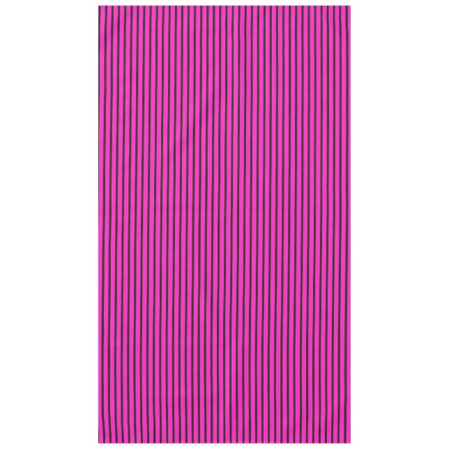 Rosa Streifen Tischdecke (Vorderseite)