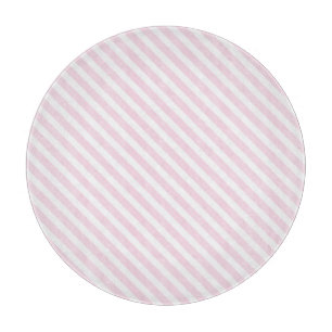 Rosa Streifenschneide Schneidebrett