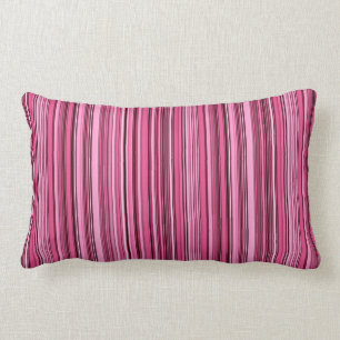 Rosa Stripes lumbales Kissen