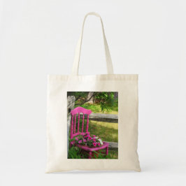Rosa Stuhl und Blume - Martha's Vineyard Tasche Ba