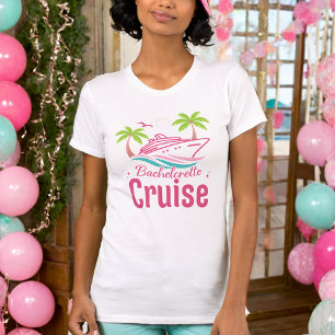 Rosa Stylishes T-Shirt für Junggesellinnenabschied