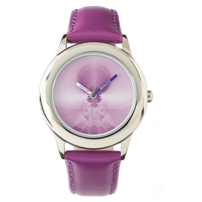 Rosa Sunrise Armbanduhr (Vorderseite)