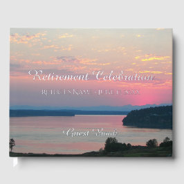 Rosa Sunset Retirement Celebration Gästebuch
