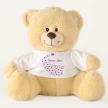 Rosa Super Star Teddybär