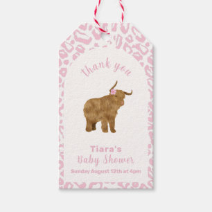 Rosa süße Boho Heilige Kuh Blumen Mädchen Baby Sho Geschenkanhänger
