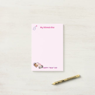 Rosa süße minimalistische Kdrama Kpop 2 Fotos Mädc Post-it Klebezettel
