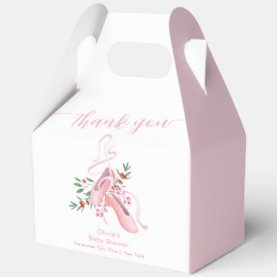 Rosa süße Winter-Ballerina-Tutu Kalte Babyparty Geschenkschachtel