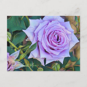 Rosa Sweet Moon [Postcard] Postkarte