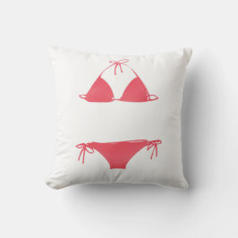 Rosa Swim-Anzug Kissen