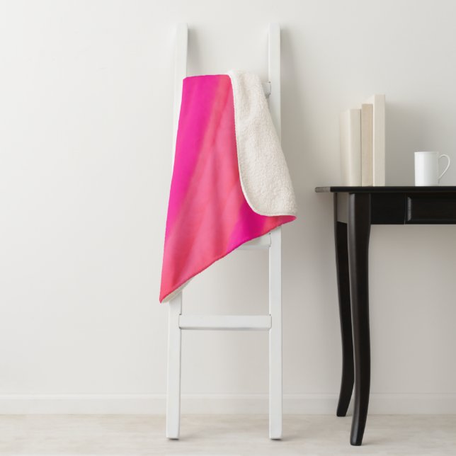 Rosa Swirl Abstrakt Sherpadecke (Beispiel)