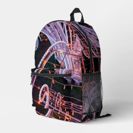 Rosa Swirl Bedruckter Rucksack