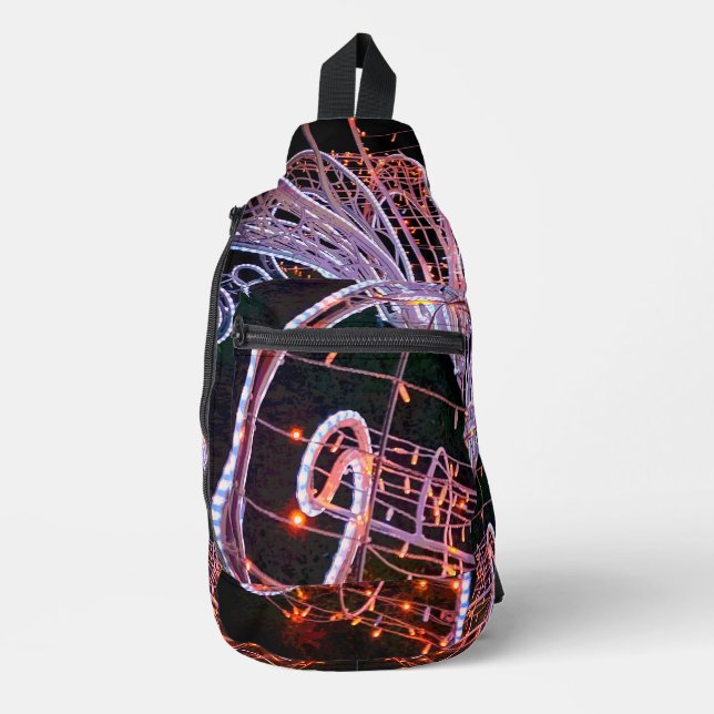 Rosa Swirl Crossbody Bag (Vorderseite)
