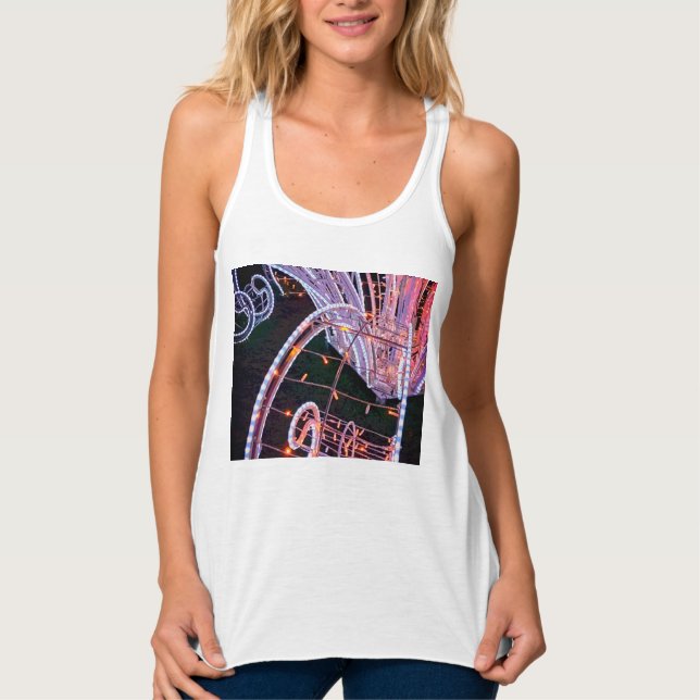 Rosa Swirl Tank Top (Vorderseite)