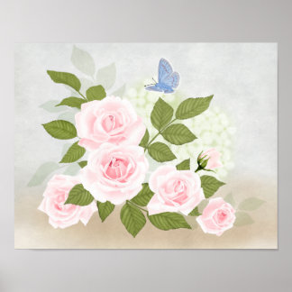 Rosa Symphonie-Rose Poster