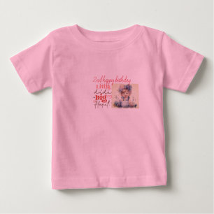 rosa T - Shirt, Bild Kleinkinder-Kleidung anpassen Baby T-shirt