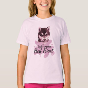 Rosa 🩷 T - Shirt Loyal Begleiter, bester Freund