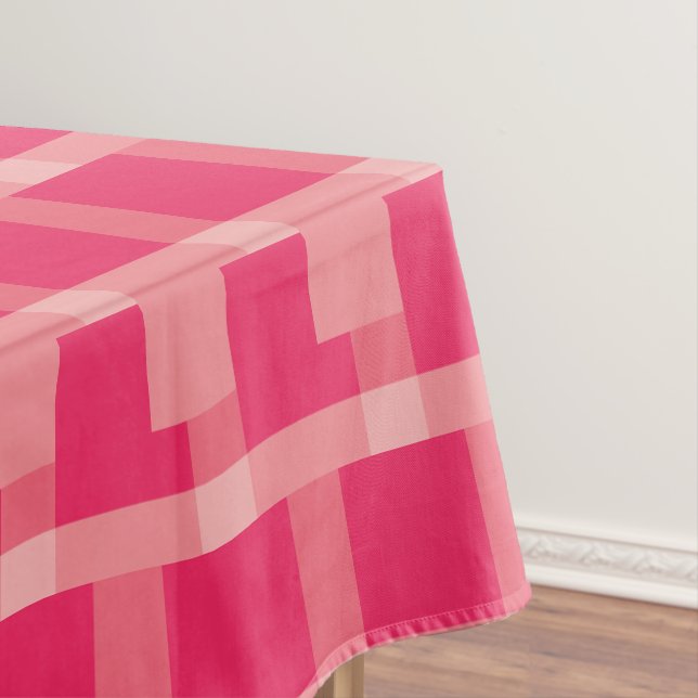Rosa Tablette Tischdecke (Beispiel)