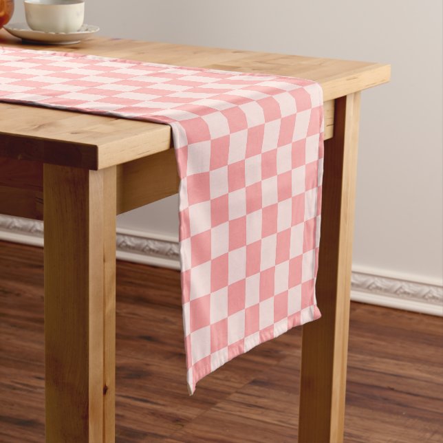 rosa Tafel Kurzer Tischläufer (Beispiel)