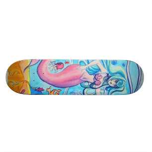 Rosa Tailfin-Meerjungfrau-Skateboard-Plattform Skateboard