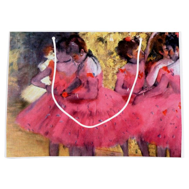 Rosa Tänzer, Edgar Degas Große Geschenktüte (Vorderseite)