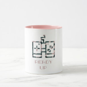 Rosa Tarndesign Gamecontroller Bereit Gamer Tasse