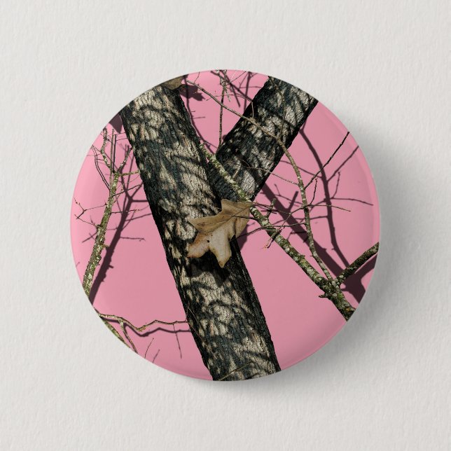 Rosa Tarnung Button (Vorderseite)