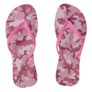 Rosa Tarnung Flip Flops
