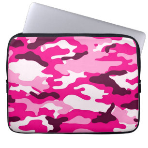 Rosa Tarnung Neopren-Laptop Laptopschutzhülle