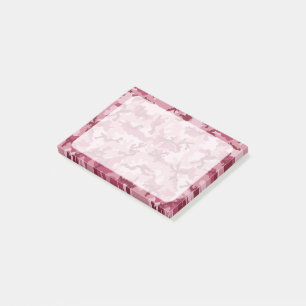 Rosa Tarnung Post-it Klebezettel