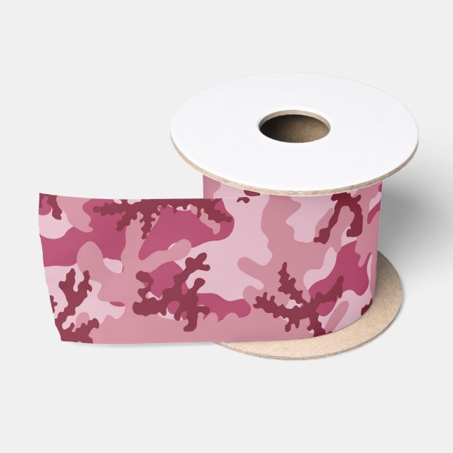 Rosa Tarnung Satinband (Spule)