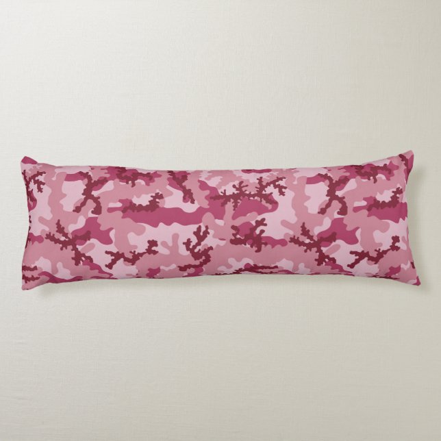 Rosa Tarnung Seitenschläferkissen (Rückseite)