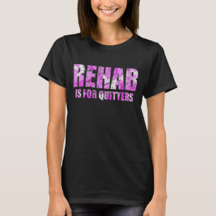 Rosa Tarnungs-Rehabilitation ist für Drückeberge T-Shirt