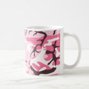 Rosa Tarnungs-Tasse Kaffeetasse