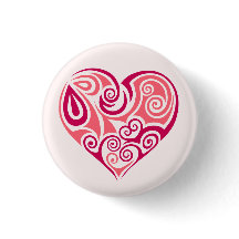 Rosa Tätowierung Herzensymbol, gürtliche Liebe