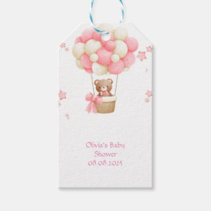 Rosa Teddybär Geschenkanhänger