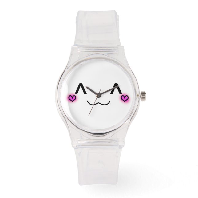 rosa Teenuhr Armbanduhr (Vorderseite)
